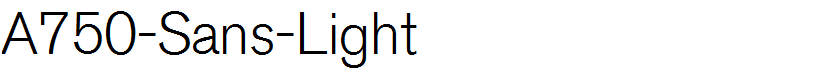 A750-Sans-Light