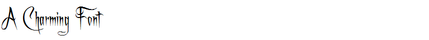 A Charming Font