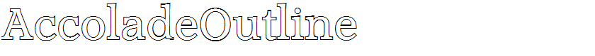 AccoladeOutline