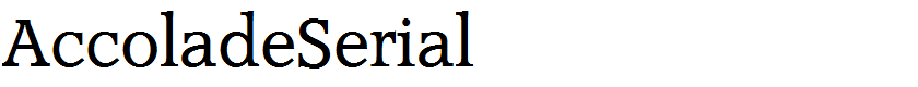 AccoladeSerial