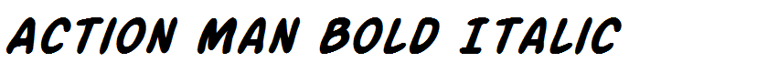 Action Man Bold Italic