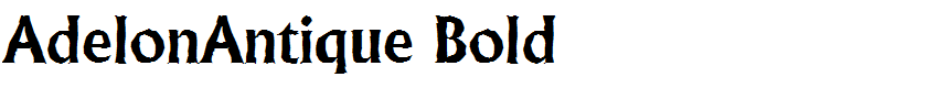 AdelonAntique Bold
