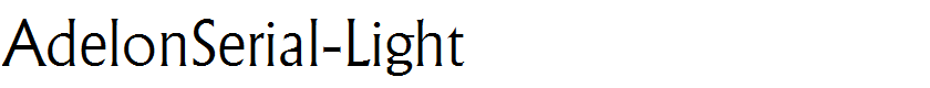 AdelonSerial-Light