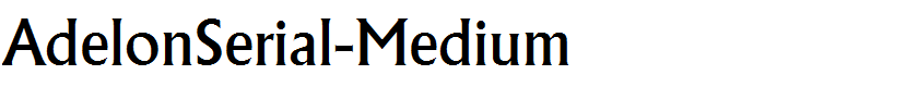 AdelonSerial-Medium