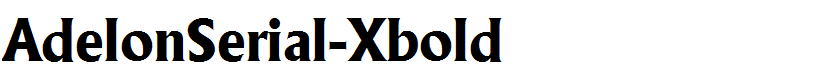 AdelonSerial-Xbold