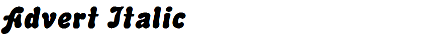 Advert Italic