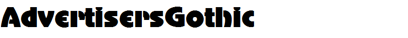 AdvertisersGothic