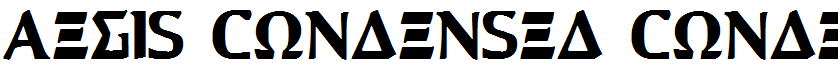 Aegis Condensed Condensed