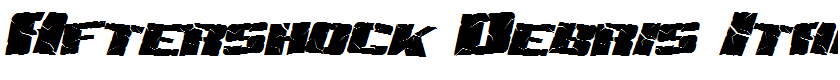 Aftershock Debris Italic