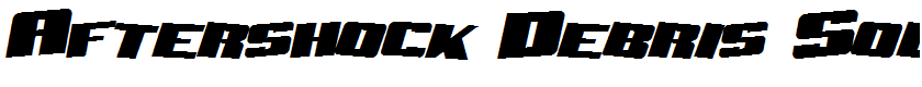 Aftershock Debris Solid Italic