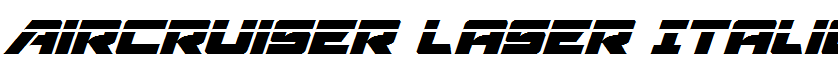 Aircruiser Laser Italic Italic