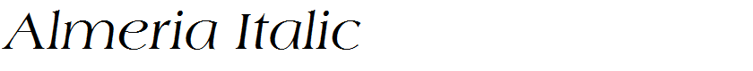 Almeria Italic