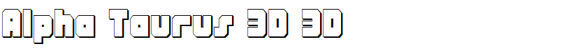 Alpha Taurus 3D 3D