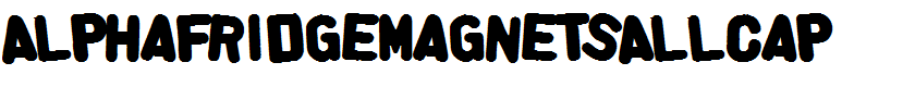 AlphaFridgeMagnetsAllCap