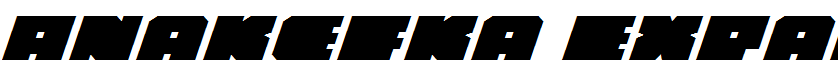 Anakefka Expanded Italic Expanded Italic