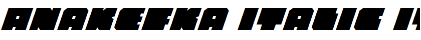 Anakefka Italic Italic