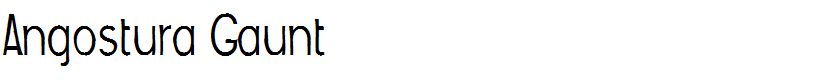 Angostura Gaunt