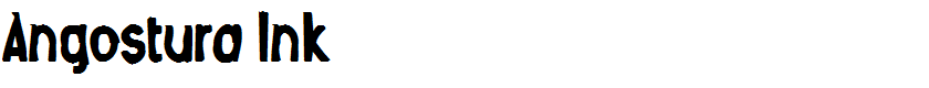 Angostura Ink