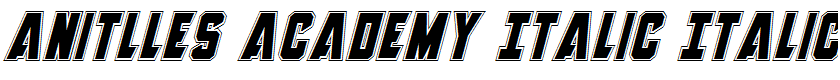 Anitlles Academy Italic Italic
