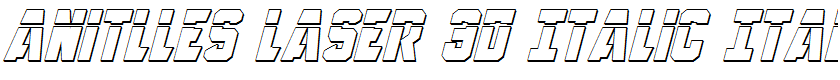 Anitlles Laser 3D Italic Italic