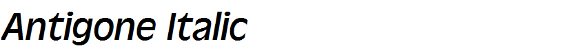 Antigone Italic