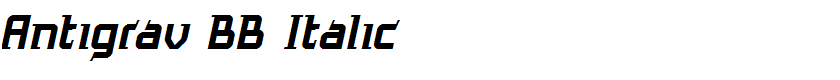 Antigrav BB Italic