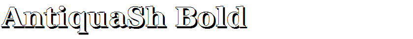 AntiquaSh Bold