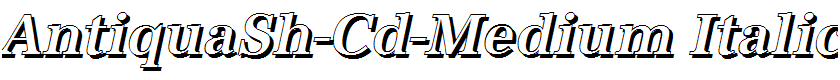 AntiquaSh-Cd-Medium Italic