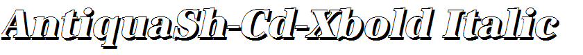 AntiquaSh-Cd-Xbold Italic
