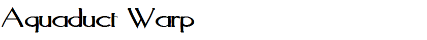 Aquaduct Warp