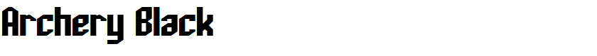 Archery Black