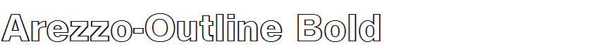 Arezzo-Outline Bold