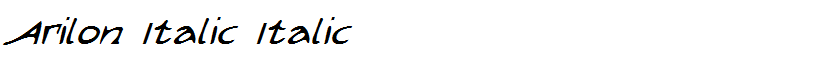 Arilon Italic Italic