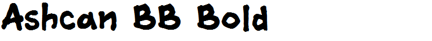 Ashcan BB Bold