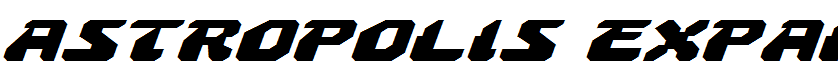 Astropolis Expanded Italic Expanded Italic