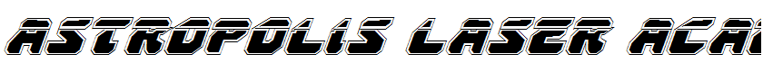 Astropolis Laser Academy Italic Italic