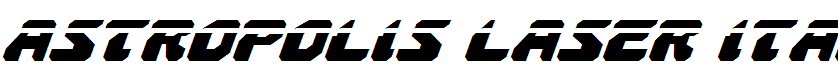 Astropolis Laser Italic Italic