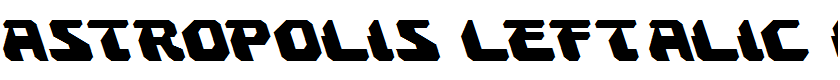 Astropolis Leftalic Italic
