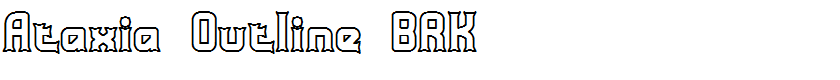 Ataxia Outline BRK