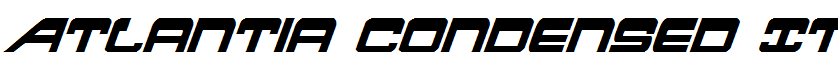 Atlantia Condensed Italic Condensed Italic