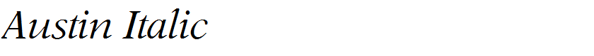 Austin Italic