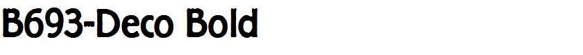 B693-Deco Bold