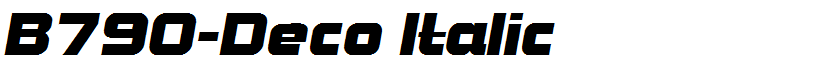 B790-Deco Italic