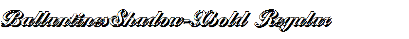 BallantinesShadow-Xbold Regular