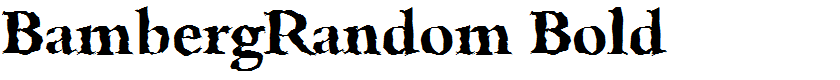 BambergRandom Bold