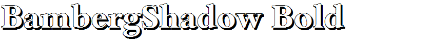 BambergShadow Bold