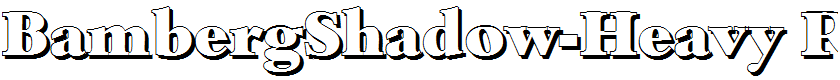 BambergShadow-Heavy Regular