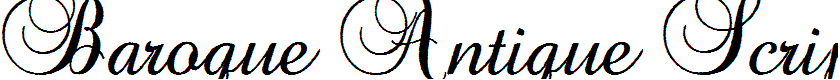 Baroque Antique Script