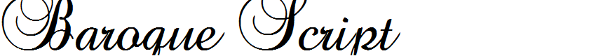 Baroque Script