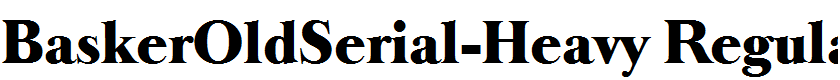 BaskerOldSerial-Heavy Regular